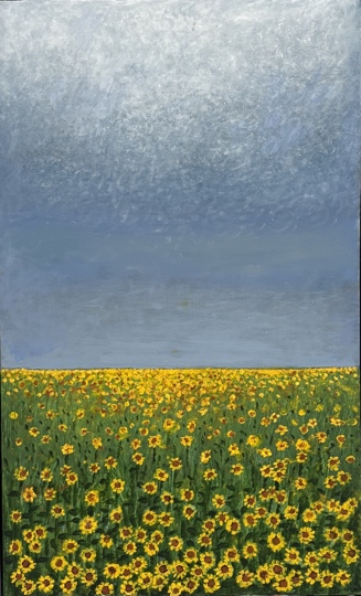 Maria Hillfon  www.hillfon.com  Augusti - August 70x115 målningar, paintings